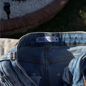 Zara Light Blue Flare Jeans